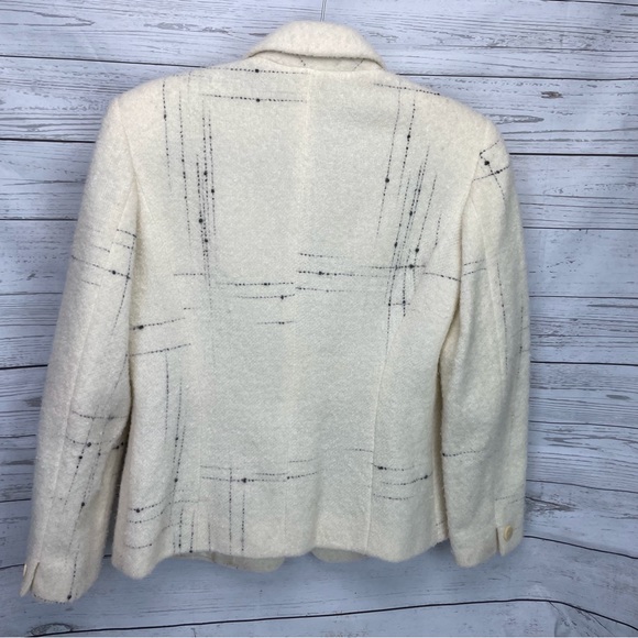 🍁 Marella Virgin Wool Blazer Made in Italy Jacket Coat sz 6 - Picture 2 of 9